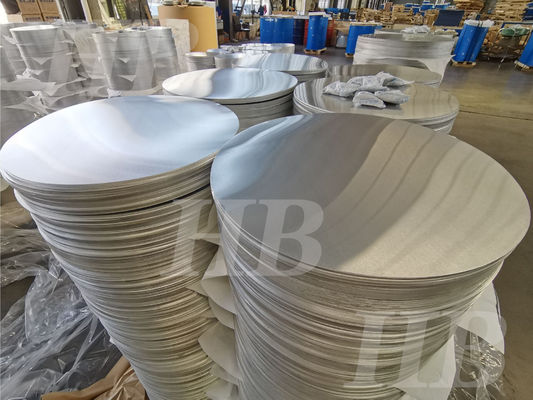Đĩa nhôm tròn tùy chỉnh cho nhiều ứng dụng đồ dùng nhà bếp với độ dày từ 0,3 đến 6 milimét