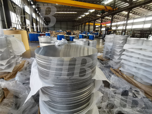 Độ nóng H14 / H24 1000 Series nhôm bảng tròn 2.6mm dày cho các dấu hiệu cảnh báo giao thông