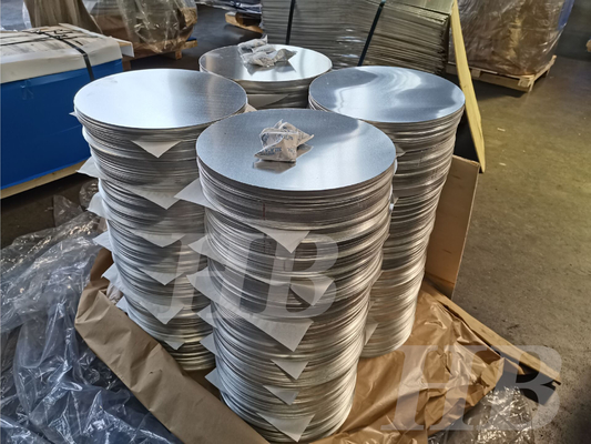 Chất lượng cao 1060 1070 Aluminium Disc Mill 1100 Xét hoàn thành Bảng nhôm tròn Các dấu hiệu giao thông Vòng tròn nhôm