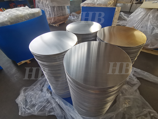 Độ tinh khiết 99,5% nhôm vòng bảng 1050 3003 với vẽ sâu và anodizing cho nồi áp suất