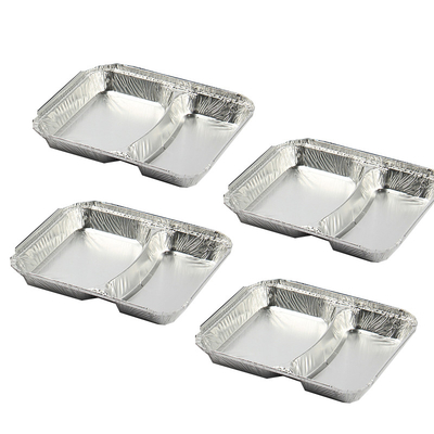 Ứng dụng cá nhân tái chế bao bì thực phẩm dùng một lần Thùng chứa nhôm Tin Foil Đồ ăn uống Thùng đựng nhôm