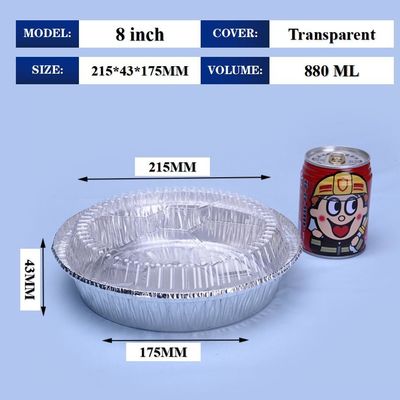 8 Inch Foil Lunch Box Container