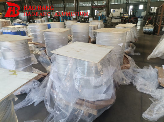 3003 1050 1060 Vòng kim loại nhôm trống H18 Temper 100 ‰ 1000mm Dia Deep Drawing Disc cho bấm ấn dụng cụ nấu ăn