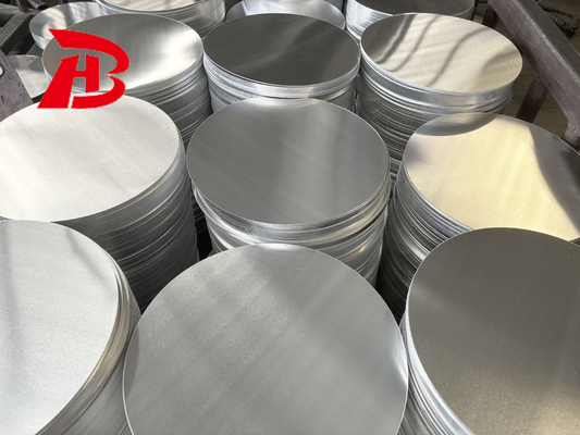 Bề mặt phủ B209 ASTM 3003 8011 1050 1100 1060 Vòng tròn đĩa nhôm cho chảo không dính
