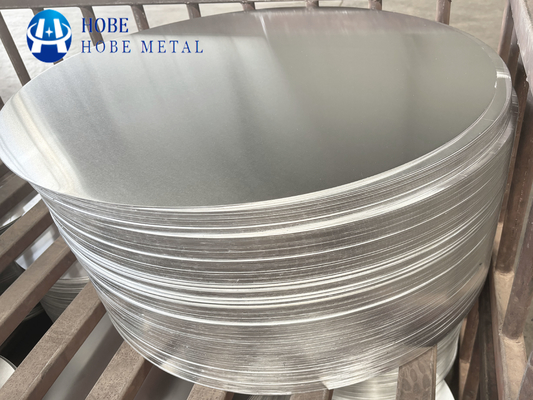 Bề mặt phủ B209 ASTM 3003 8011 1050 1100 1060 Vòng tròn đĩa nhôm cho chảo không dính