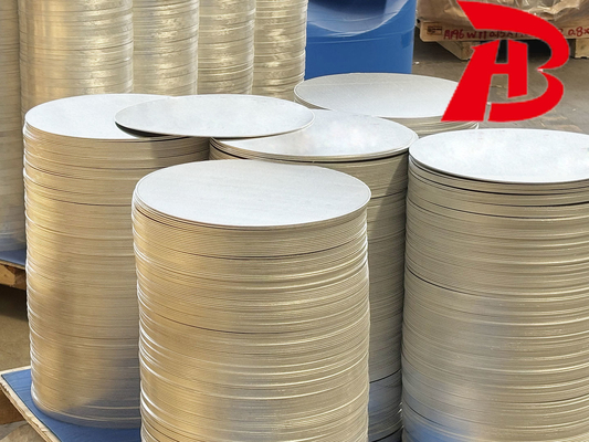 Bề mặt phủ B209 ASTM 3003 8011 1050 1100 1060 Vòng tròn đĩa nhôm cho chảo không dính