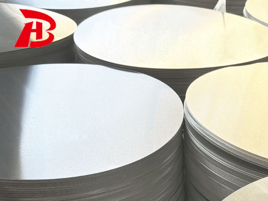 High Flatness Aluminum Disc 1050/3003 Hợp kim O H12 Độ nóng CC DC Vật liệu Chụp sâu Chống nứt Chiều kính tùy chỉnh cho chậu Nồi nồi Bốm công nghiệp