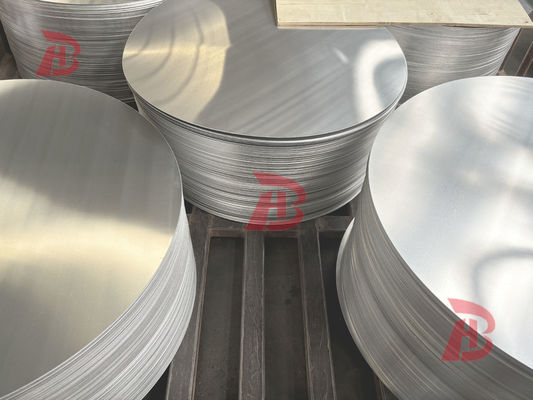 CC DC Vật liệu thô Vòng kim loại nhôm 1050 1060 3003 Hợp kim O H18 Độ nóng Kích thước tùy chỉnh Đĩa vẽ sâu