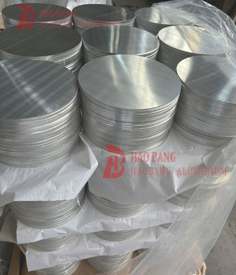 Vòng tròn nhôm bạc lâu bền 1050/1060 80-1600MM cho các dự án gia đình