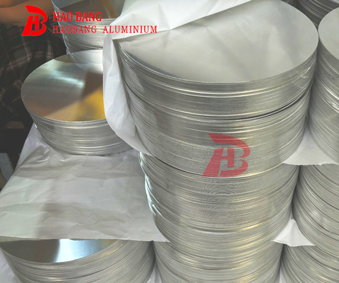 Bề mặt phủ B209 ASTM 3003 8011 1050 1100 1060 Vòng tròn đĩa nhôm cho chảo không dính