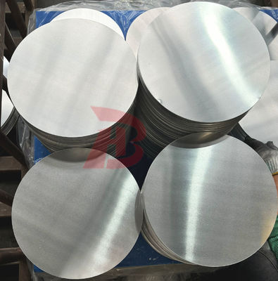 Custom Size Aluminum Circle 0.3-6mm Thickness 100-1000mm Diameter CC DC Material 1050 1060 3003 Alloy Crack Resistant Deep Drawing for Cookware and Lamp Cover Stamping