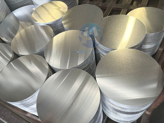 Vòng tròn kim loại hợp kim nhôm bề mặt mịn 3 Series cho các vòng tròn dấu hiệu trực tiếp