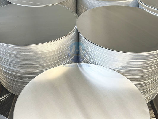CC DC Vật liệu thô Vòng kim loại nhôm 1050 1060 3003 Hợp kim O H18 Độ nóng Kích thước tùy chỉnh Đĩa vẽ sâu