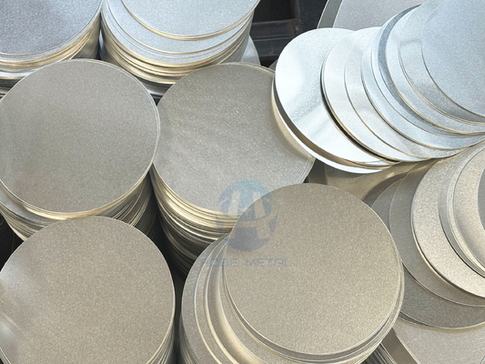 Bề mặt mịn mịn gương kết thúc đĩa nhôm vòng tròn cho dụng cụ nhà bếp