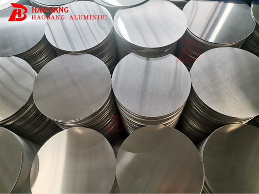 Đĩa hình tròn nhôm 3000 Series tùy chỉnh Tiêu chuẩn ASTM B209 cho nồi trà