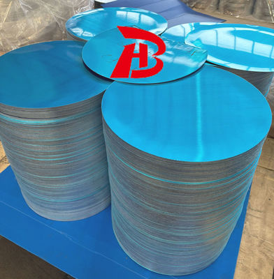 1050 1060 Vòng tròn nhôm CC DC Vật liệu O H12 Nhiệt độ Tầm vẽ Kháng nứt đĩa cho nồi và chảo nấu ăn