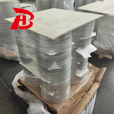 Cốc nấu ăn 1100 nhôm vòng trống mài đánh bóng kết thúc 3mm Độ dày cán nóng đĩa nhôm cho đồ dùng nhà bếp