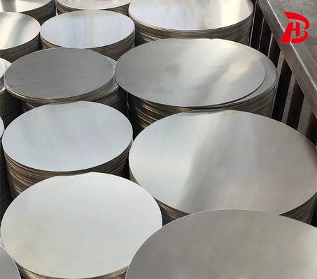 1050 1060 Aluminum Circle CC DC Material O H12 Temper Deep Drawing Crack Resistant Disc for Cookware Pots and Pans