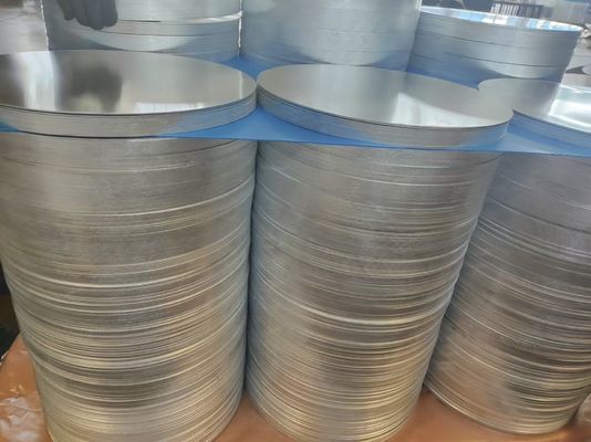 CC DC Vật liệu thô Vòng kim loại nhôm 1050 1060 3003 Hợp kim O H18 Độ nóng Kích thước tùy chỉnh Đĩa vẽ sâu