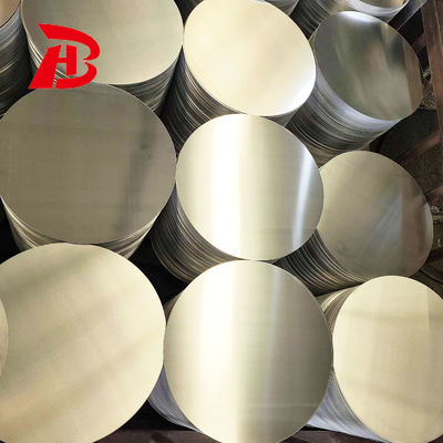 Bề mặt nhẵn Đĩa nhôm có độ phẳng cao Hợp kim 1050 1060 3003, dày 0,3–6 mm, Trống nhôm kích thước tùy chỉnh cho vỏ đèn & chậu