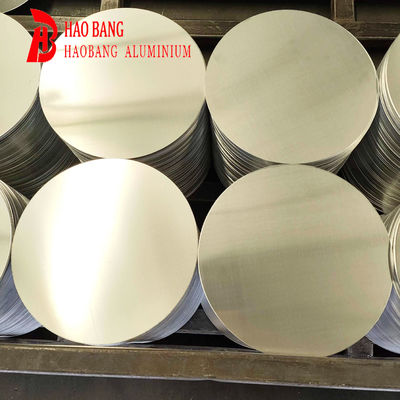 Bề mặt nhẵn Đĩa nhôm có độ phẳng cao Hợp kim 1050 1060 3003, dày 0,3–6 mm, Trống nhôm kích thước tùy chỉnh cho vỏ đèn & chậu