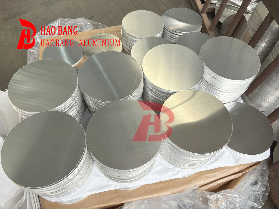 CC DC Vật liệu thô Vòng kim loại nhôm 1050 1060 3003 Hợp kim O H18 Độ nóng Kích thước tùy chỉnh Đĩa vẽ sâu
