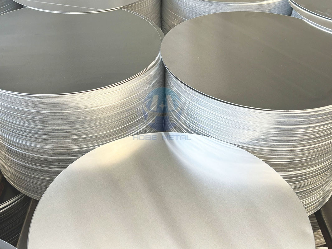 CC DC Vật liệu thô Vòng kim loại nhôm 1050 1060 3003 Hợp kim O H18 Độ nóng Kích thước tùy chỉnh Đĩa vẽ sâu