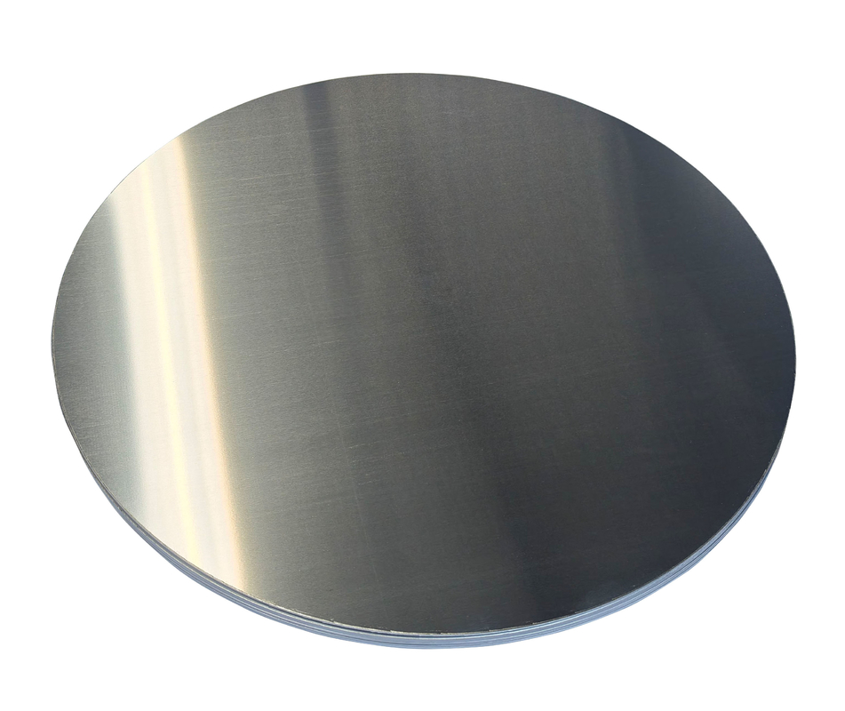 Cốc nấu ăn 1100 nhôm vòng trống mài đánh bóng kết thúc 3mm Độ dày cán nóng đĩa nhôm cho đồ dùng nhà bếp
