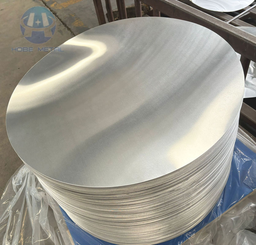 Smooth Surface High Flatness Aluminum Disc 1050 1060 3003 Alloy, 0.3–6mm Thick, Custom Size Aluminum Blank for Lamp Cover & Pots