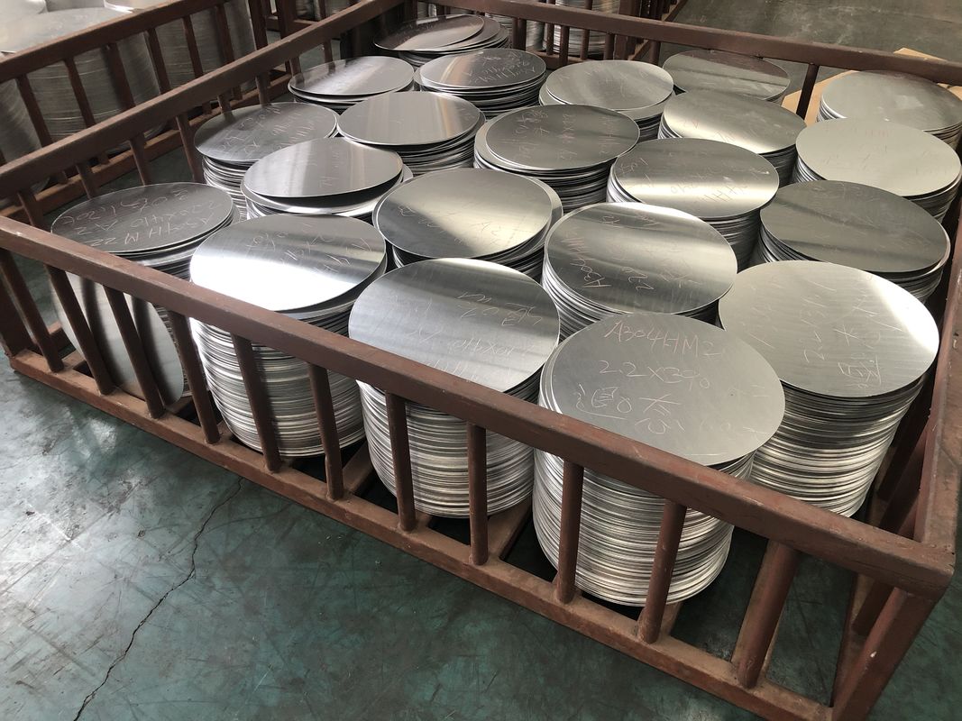 Smooth Surface High Flatness Aluminum Disc 1050 1060 3003 Alloy, 0.3–6mm Thick, Custom Size Aluminum Blank for Lamp Cover & Pots