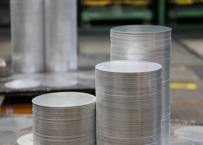 1.0mm 6082 T6 tấm nhôm tròn, nồi nấu tròn đĩa nhôm tròn cứng