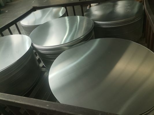 High Flatness Aluminum Disc 1050/3003 Hợp kim O H12 Độ nóng CC DC Vật liệu Chụp sâu Chống nứt Chiều kính tùy chỉnh cho chậu Nồi nồi Bốm công nghiệp